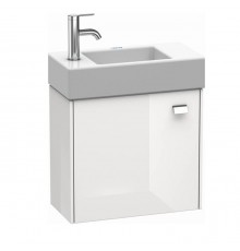 Duravit  Brioso Тумба подвесная 48.4х23.9х44.2см, с раковиной, с 1 дверкой петли слева L, цвет: белый глянц. BR4051L1022,  0724500009