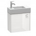 Duravit  Brioso Тумба подвесная 48.4х23.9х44.2см, с раковиной, с 1 дверкой петли слева L, цвет: белый глянц. BR4051L1022,  0724500009