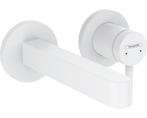 HG 76 051 700 Finoris Смеситель для раковины 165 мм, на 2 отв., настен., (внешняя монтажная часть) 76051700