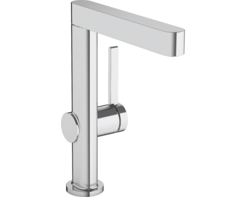 HG 76 060 000 Finoris Смеситель для раковины 221 мм, PushOpen, Г излив, 5 л/мин 76060000