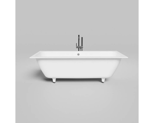 Salini Orlanda Axis Встраиваемая ванна на ножках 180х80х60cм., материал: S-Sense, цвет: белый матовый. 103212M,  23101H