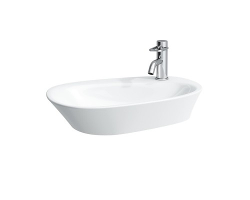 Laufen Palomba Раковина-чаша 60х40х13 см, 1 отв., покрытие LLC, цвет: белый. 8.1680.3.400.104.1 Laufen Palomba Раковина-чаша 60х40х13 см, 1 отв., покрытие LLC, цвет: белый. 8.1680.3.400.104.1