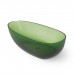 Dea Design Modern Ванна 180x90x57см., отдельностоящая, Glasstek, прозрачная смола, цвет: Emerald R3. DD8608 1800 R3