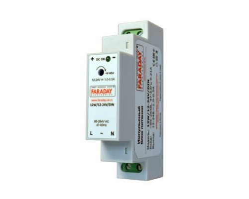 Блок питания 12W/12-24V/DIN Блок питания 12W/12-24V/DIN