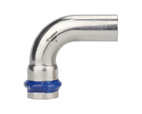 Угольник 90° однораструбный Varmega Inox Press 54×54a мм. VM711005454