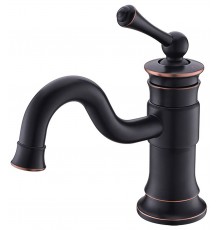 Timo 6061/04F Adelia Смеситель для раковины 88 мм, гладкий, black antique 6061/04F