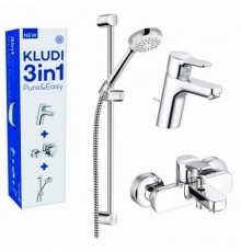 Kludi 37 685 0565 PureEasy Набор 3в1 для ваннны 376850565