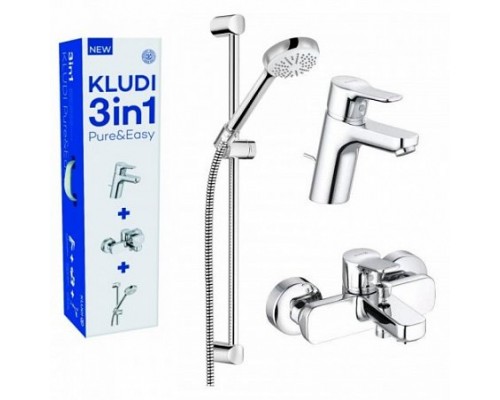 Kludi 37 685 0565 PureEasy Набор 3в1 для ваннны 376850565