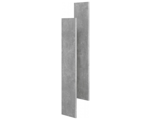 AQ MOB0717BS Mobi Комплект боковин зеркального шкафа, Бетон светлый MOB0717BS