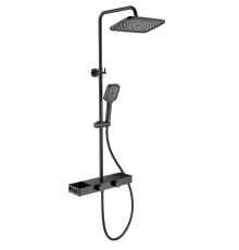 Душевая стойка Wonzon   Woghand WW-B3552-MB, матовая черная