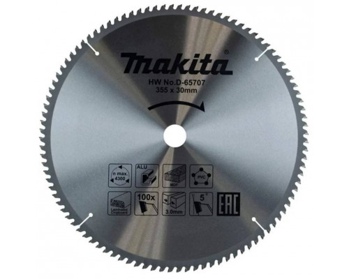 Диск пильный Makita универсальный 355x30x3/2.2x100T Диск пильный Makita универсальный 355x30x3/2.2x100T