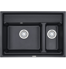 Мойка кухонная Granula Kitchen Space 7302, шварц