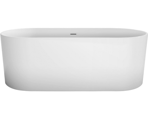 Акриловая ванна BelBagno BB705-1800-800 180x80 см, отдельностоящая, овальная, с ножками, со сливом-переливом, с донным клапаном