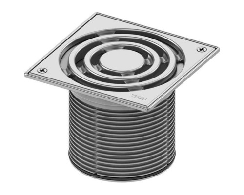 TECEdrainpoint S Базовая решетка 150х150 мм с фиксаторами, с монтажным элементом, сталь. 3660010