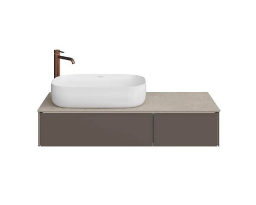 Kerama Marazzi Magica Тумба подвесная, 115.4х48.5х22см., 2 ящика, цвет: вечерний серый матовый. MA.120.2\EGR.M