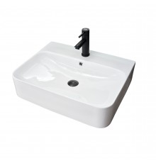 Накладная раковина GID Geometrico N9258 60 глянцевая белая