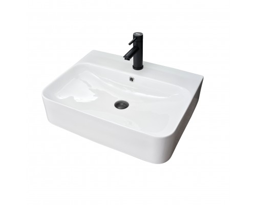 Накладная раковина GID Geometrico N9258 60 глянцевая белая