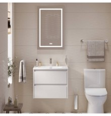 Мебель для ванной комнаты BelBagno Kraft 39 60 bianco opaco, раковина BB-8099-3-60
