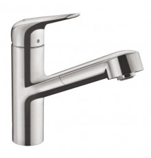 HG 71 814 800 Focus M42 Смеситель для кухни 150 мм, выдвижной излив 71814800