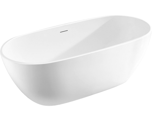 Акриловая ванна Vincea VBT-408-1600 160x80 см, отдельностоящая, овальная, с ножками, со сливом-переливом Акриловая ванна Vincea VBT-408-1600 160x80 см, отдельностоящая, овальная, с ножками, со сливом-переливом
