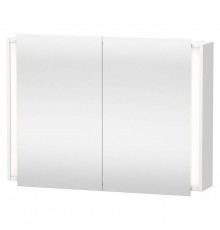 Duravit Ketho Зеркальный шкаф 100х18xh75см, 2 дверцы, 2 полки, с розеткой и сенс. выключателем, цвет: белый матовый. KT753201818