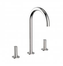 Cisal X32 Смеситель для раковины, 3 отв., цвет: Brushed Stainless Steel. X1001040D1