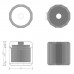 Decor Walther Kristall KB Диспенсер для салфеток 15x15см, настольный, цвет: хрусталь янтарь. 0931581
