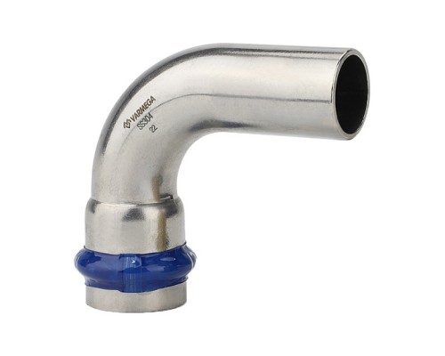 Угольник 90° однораструбный Varmega Inox Press 54×54a мм. VM711005454