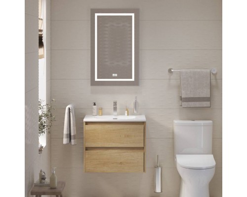 Мебель для ванной комнаты BelBagno Kraft 39 60 rovere nebrasca nature, раковина BB-8099-3-60 Мебель для ванной комнаты BelBagno Kraft 39 60 rovere nebrasca nature, раковина BB-8099-3-60