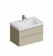Kerama Marazzi Cubo Тумба подвесная 80см, с ящиками, цвет: лимо матовая. CUB.80.2\LIM