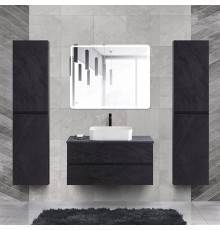 Мебель для ванной комнаты Cezares Molveno 46 100 nero, со столешницей