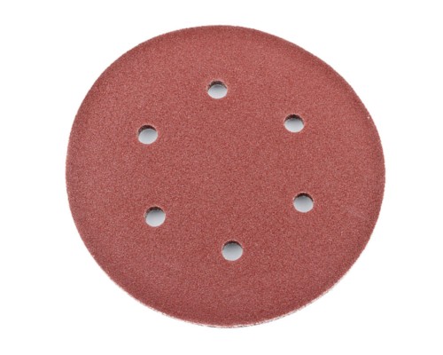 Шлифлист REDVERG для эксцентриковых шлифмашин 6 отверстий 150мм Р240 (5шт)(920621)