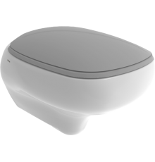 Унитаз подвесной BOCCHI Fenice 1166-001-0129 с серой матовой крышкой