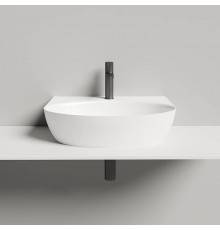 Salini Alda Wall 02 Раковина 58х45х15cм, с 1 отв., сифон, слив-пер, мат-л: S-Sense, цвет: белый глянцевый. 140312G