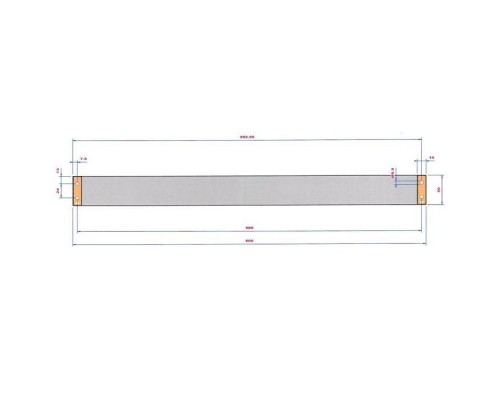Decor Walther Brick HTE60 Полотенцедержатель 60см, подвесной, цвет: хром. 0590200 Decor Walther Brick HTE60 Полотенцедержатель 60см, подвесной, цвет: хром. 0590200