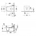Duravit Qatego Биде напольное 39х60х40см., 1 отв., Weiszlig; Hochglanz, цвет: белый. 2263100000