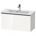 Duravit D-Neo Тумбочка подвесная Compact 81x37.2x44см., раковина, 1 ящик, цвет: белый высокоглянцевый. 2342830000, DE426902222