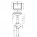 SIMAS Arcade 73 Раковина 73х54 см, с 1 отв., цвет: белый. AR834bi*1, AR805bi