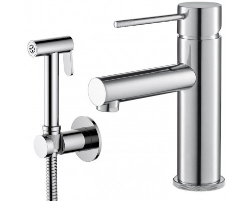 Смеситель для раковины с гигиеническим душем Timo Saona 2360/00G хром 2360/00G