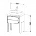Duravit Luv База напольная 68.8x45х74.3см., с 1 выдв. ящиком, каменной столешницей и раковиной, цвет: белый шелковисто-матовый. LU956003636, 0380600000, LU946501717