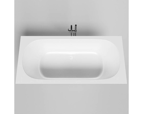 Salini Ornella Axis 190 Kit Встраиваемая ванна 190х90х60см, прямоугольная, материал: S-Sense, донный клапан UpDown, слив-перелив, цвет: белый матовый. 103512M