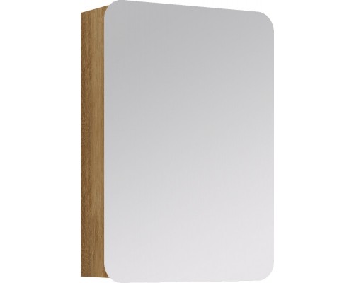 AQ Veg.04.05 Вега Шкаф-зеркало 500х700х170 мм, петли слева, дуб сонома Veg.04.05