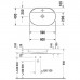 Duravit Luv Раковина 60х40см., на столешницу, 1 отв., без перелива, цвет: белый. 0380600000