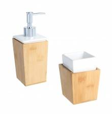 Набор Стакан Fixsen Wood FX-110-3 + Дозатор FX-110-1