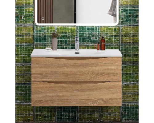 Тумба под раковину BelBagno Marino-cer-n 90 подвесная, rovere bianco
