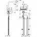 Hansgrohe Aquno Select M81 Смеситель для кухни, 1 отв., с вытяжным душем, sBox, цвет: хром. 73830000