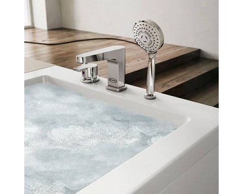 JACUZZI ENERGY Ванна с г/м 180x80x57см, без панели , смеситель, кит (форсунки, водозаборник,слив), SX, цвет белый. 9440A19A,  ENE30121300