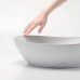 TOTO TA Раковина 46x42x17.7 см, без отв., с переливом, цвет: белый матовый . L4704MTE#CMW (второй арт LS903MTVE#CMW)
