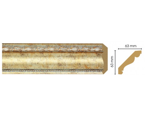 Плинтус потолочный DECOMASTER 146-553 (63*63*2400мм) Плинтус потолочный DECOMASTER 146-553 (63*63*2400мм)