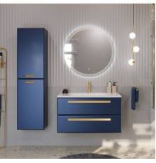 Мебель для ванной комнаты Cezares Eco 75 2 ящика, ручки сатиновое золото, sapfiro